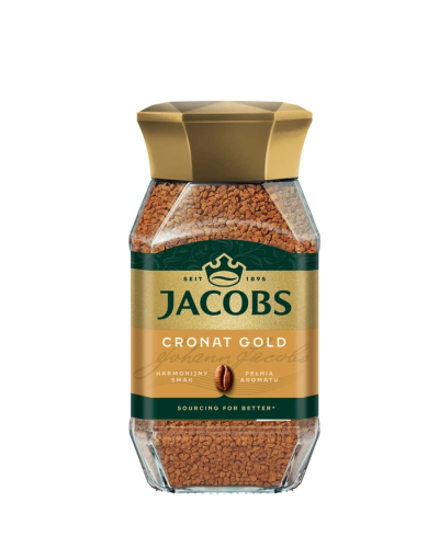 Кава розчинна Jacobs Cronat Gold Якобс Кронат Голд 100гр