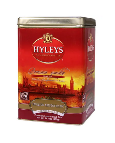 Чай листовий Hyleys English Aristocratic Хейліс Англійський Аристократичний 400гр жерстяна банка