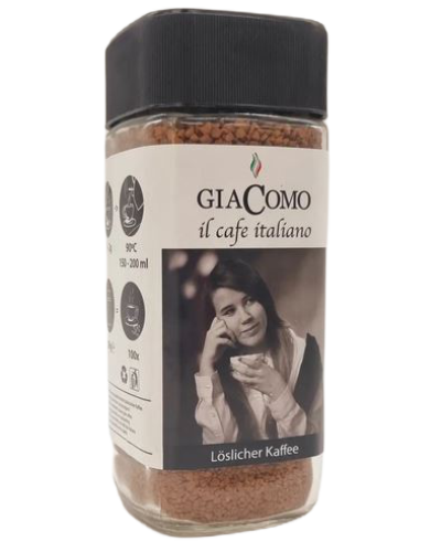 Кава розчинна GiaComo il Cafe Italiano Джакомо іль Кафе Італіяно 200гр