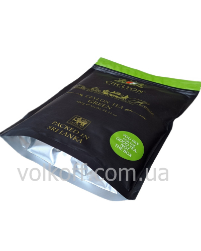 Чай листовий Chelton The Noble House Ceylon Tea Green Челтон Благородний Будинок Зелений 400гр пакет