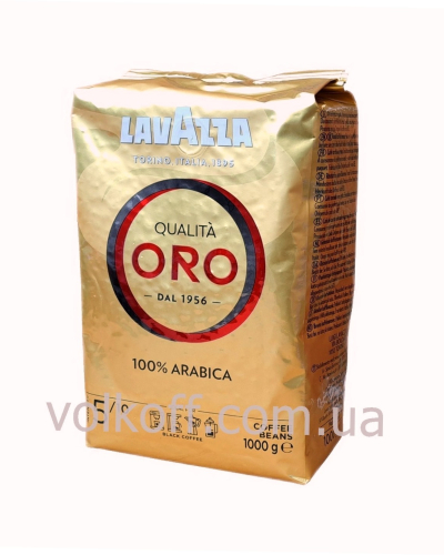 Кава в зернах Lavazza Qualita Oro Лавацца Кваліта Оро 1кг
