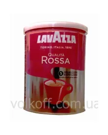 Кава мелена Lavazza Qualita Rossa Лавацца Росса 250гр Жерстяна банка