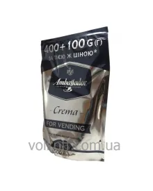 Кава розчинна Ambassador Crema Амбасадор Крема 500гр