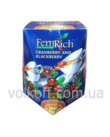 Чай листовий чорний Femrich Cranberry and Blackberry Фемріч Журавлина Ожина 100гр