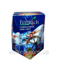 Чай листовий чорний Femrich Cornflower Earl Grey Фемріч Волошка Ерл Грей 100гр
