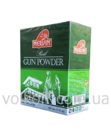 Чай листовий зелений Mervin Gun Powder Мервін Ган Паудер 100гр