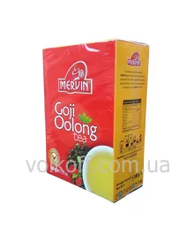 Чай листовий зелений Mervin Goji Oolong Tea Мервін Годжі Оолонг 100гр