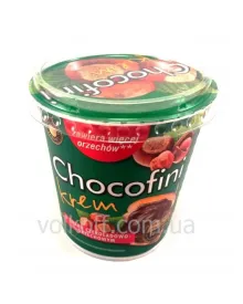 Шоколадно-горіхова паста Chocofini Krem Чокофіні зі смаком Лісового горіха 400гр