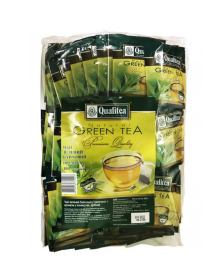 Чай пакетований Qualitea Green Tea Кволіті Зелений Преміум 100пак по 2гр з/ярл в конвертах