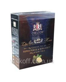 Чай листовий Chelton The Noble House Bergamot Челтон Благородний Будинок Пекоє з Бергамотом 200гр