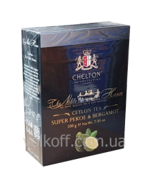 Чай листовий Chelton The Noble House Bergamot Челтон Благородний Будинок Пекоє з Бергамотом 200гр