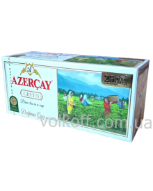 Чай пакетований Azercay Green Азерчай Зелений 25пак по 2гр з/ярл