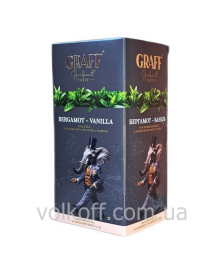 Чай пакетований Graff Bergamot-Vanilla Графф Бергамот-Ваніль Чорний 20пак по 1,5гр з ярл в конверті