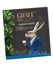 Чай пакетований Graff Fashion Fruit Графф Модний Фрукт Зелений 20пак по 1,5гр з ярл в конверті