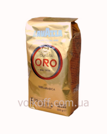 Кава в зернах Lavazza Qualita Oro Лавацца Кваліта Оро 500гр