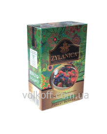 Чай листовий Zylanica Forest Berries Зиланіка Лісові ягоди Зелений ГанПаудер 100гр