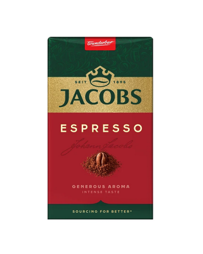 Кава мелена Jacobs Espresso Якобс Еспресо 230гр