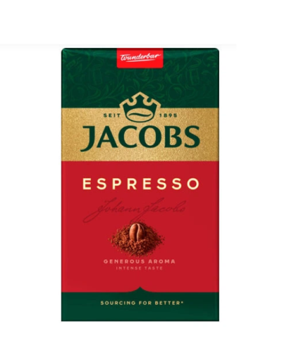 Кава мелена Jacobs Espresso Якобс Еспресо 450гр