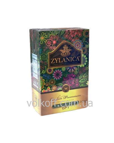 Чай листовий Zylanica GP1 Green Tea Зиланіка ГанПаудер 100гр