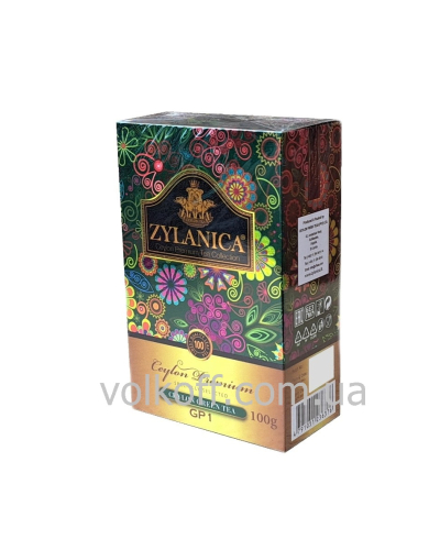 Чай листовий Zylanica GP1 Green Tea Зиланіка ГанПаудер 100гр